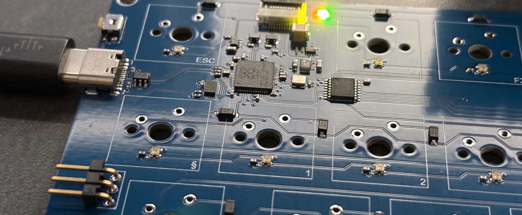 A new keyboard soldered