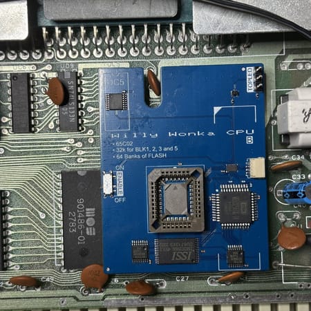 Image of: Willy Wonka CPU back from manufacturing